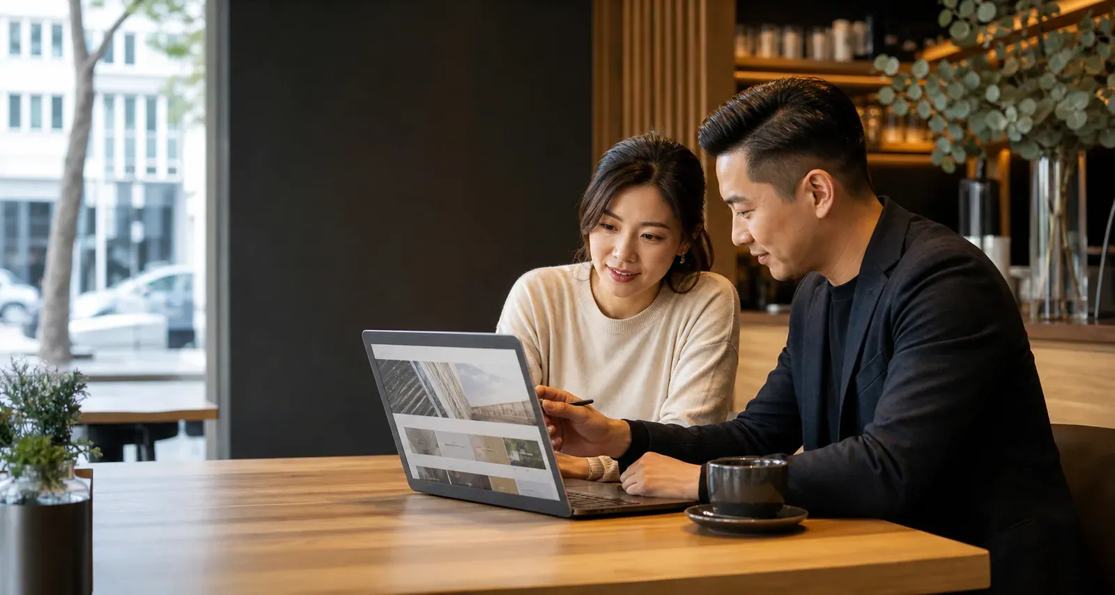 奥克兰华人小企业主与Kiwi Web Design顾问查看网站开发方案