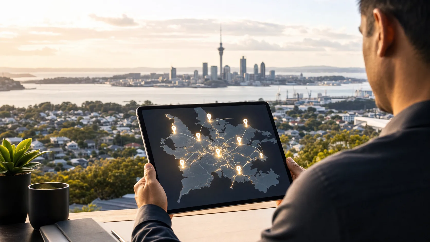 Auckland suburb coverage map for local SEO campaigns