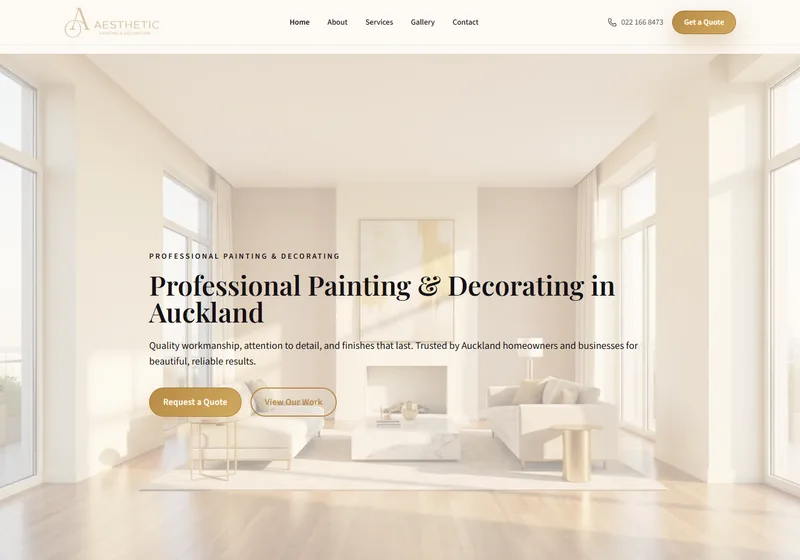 Aesthetic Painting website