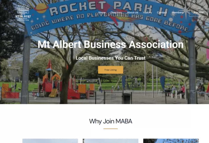 Mt Albert Business Association website